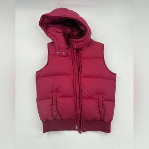 Tommy Hilfiger Burgundy Puffer Vest -16